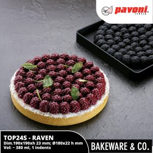 pavoni cetakan kue silicone mold anti lengket blackberry top24 blackberry cake