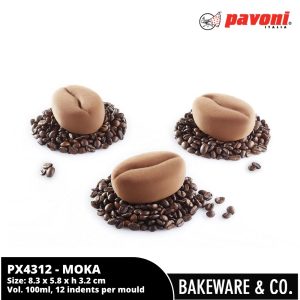 pavoni cetakan silicone moka px4312 pavoni italy