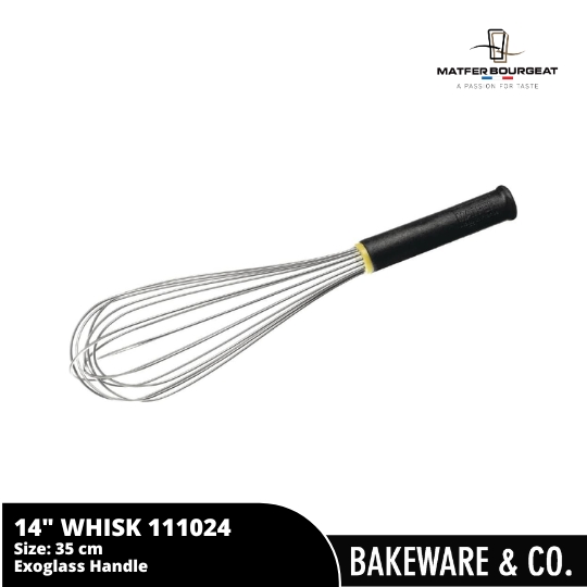 14" (35cm) whisk matfer exoglass 111024