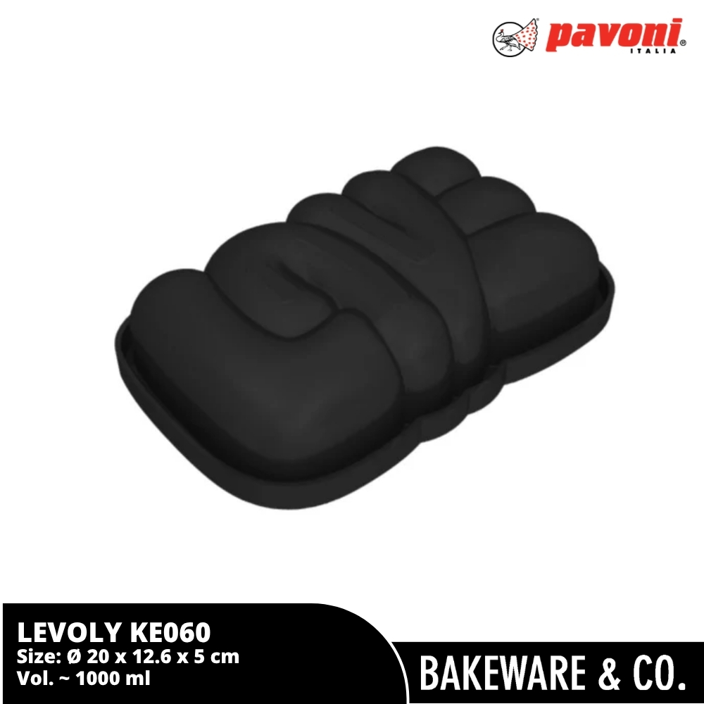 lovely bachour ke060s 20 x 12.6 x t 5 cm pavoni italy cetakan kue silicone mold