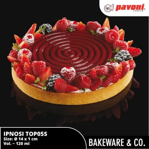 ipnosi top05s 14 x t 1 cm pavoni italy cetakan kue silicone mold
