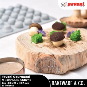 pavoni gourmand gg025 mushroom 30 x 17.5 cm