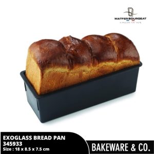 loaf pan non stick exoglass 18x8.5x7.5cm matfer bourgeat 345933