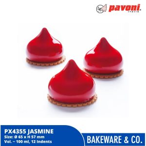 jasmine px4355 pavoni silicone mould