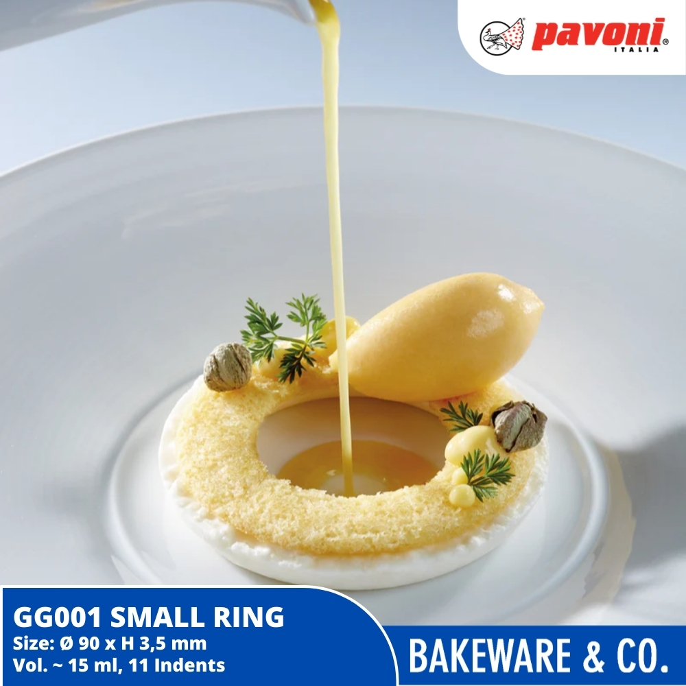 pavoni gourmand gg01s small ring 40 x 30 cm