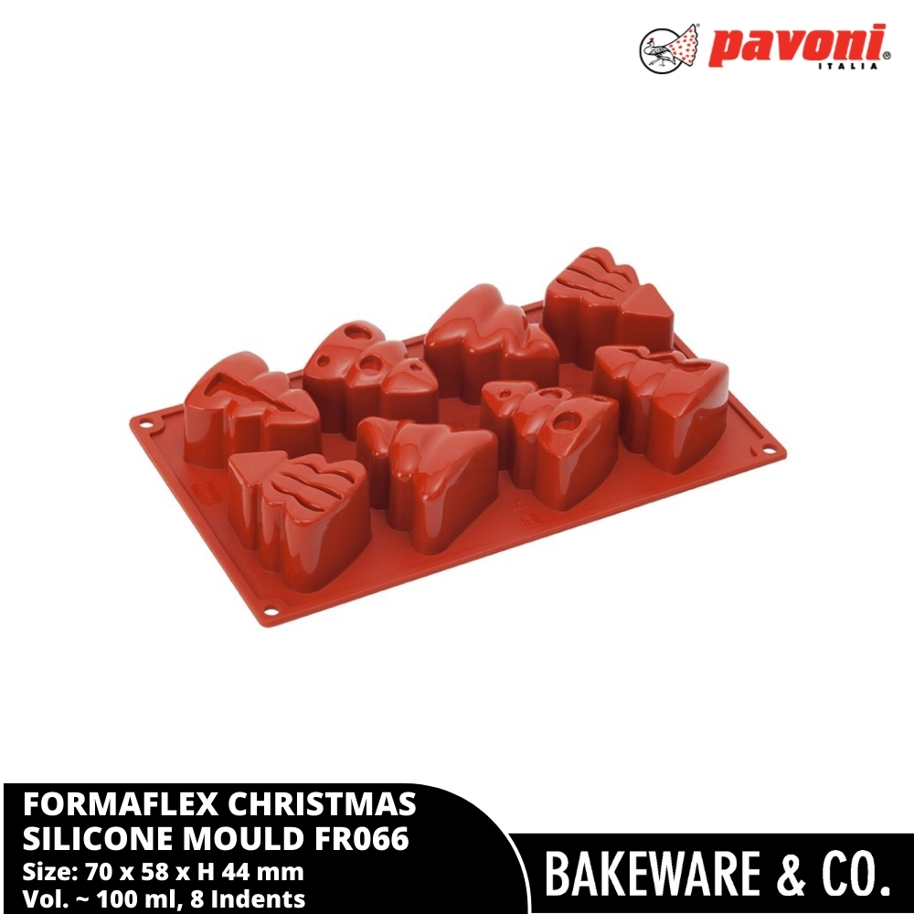 silicone mould pavoni italy formaflex christmas 30*17.5cm