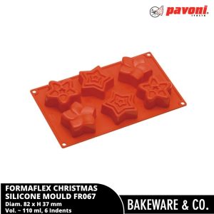 silicone mould pavoni italy formaflex christmas 30*17.5cm (copy)