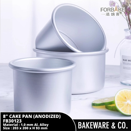 loyang kue tinggi dapat dilepas / tall removable cake pan anode