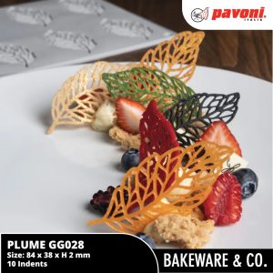 pavoni gourmand gg028 plume 30 x 20 cm