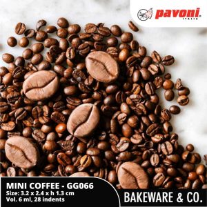 mini coffee grain gg066 pavoni by fiorani 3.2 x 2.4 x h 1.3 cm
