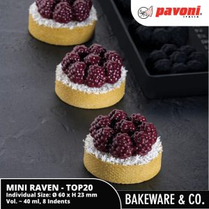 top20 mini blackberry cake top pavoni italy