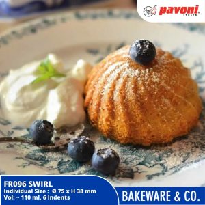 swirl silicone mould pavoni italy formaflex 30 x 17.5 cm