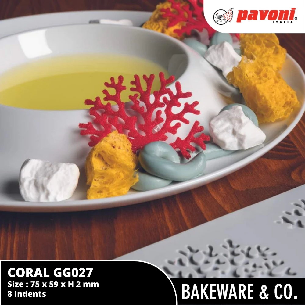 pavoni gourmand gg027 coral seaweeds 30 x 20 cm
