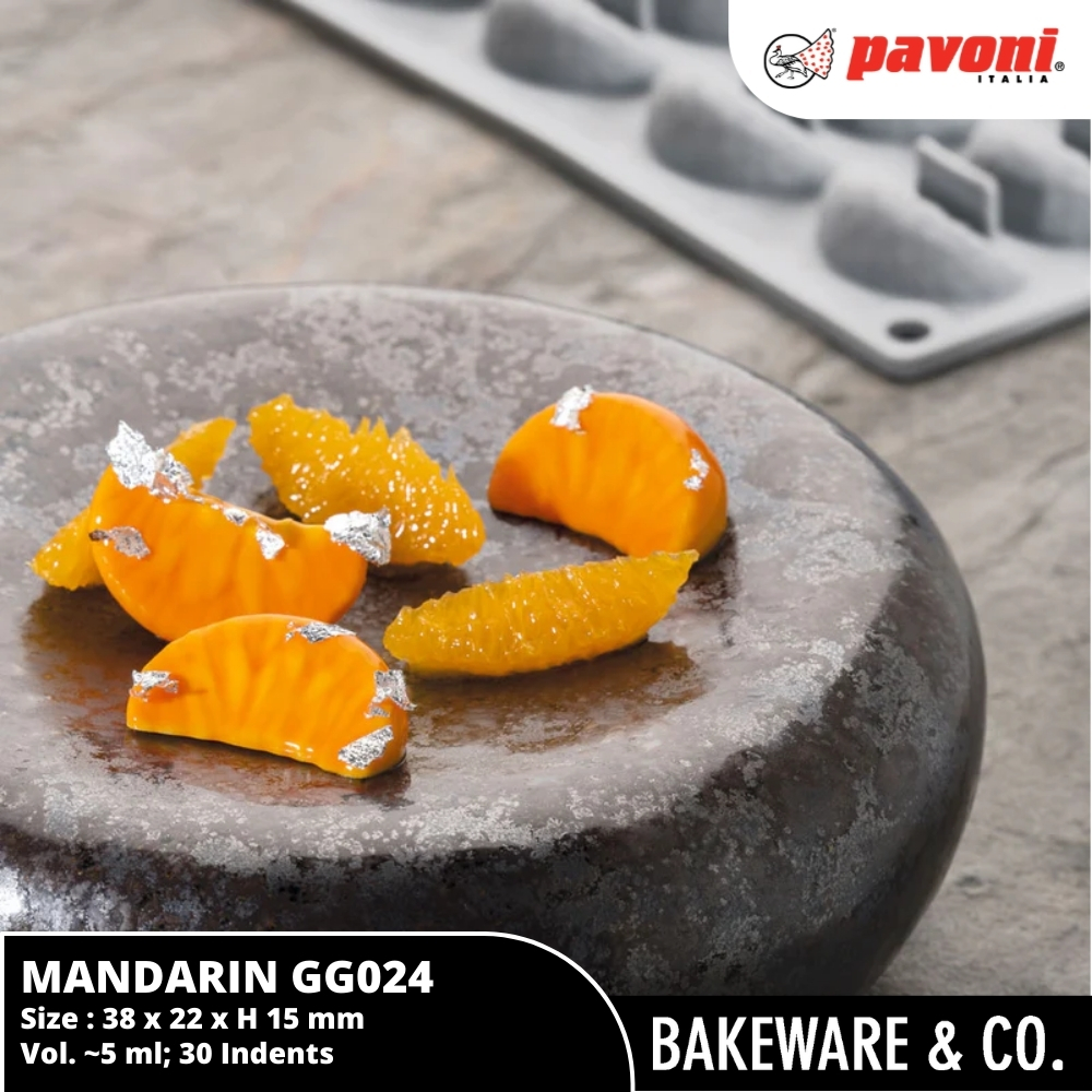pavoni gourmand gg024 mandarin 30 x 17.5 cm