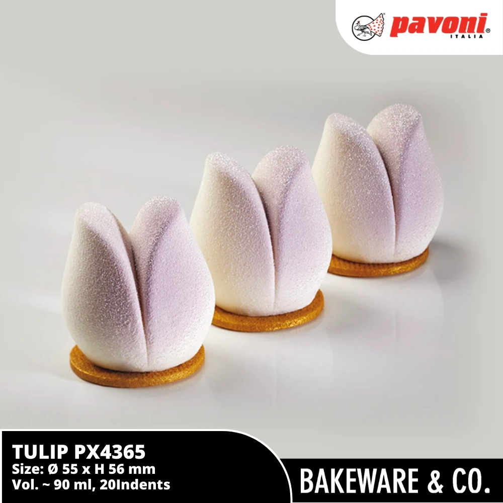 tulip px4365 pavoni silicone mould