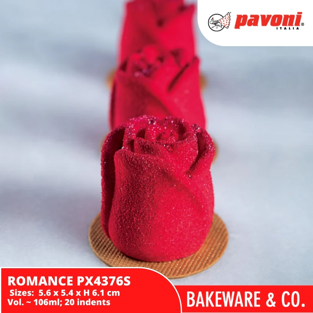 pavoni silicone mould px4376 romance bachour