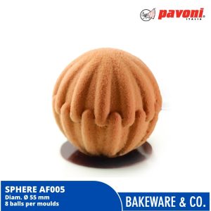 sphere 3d af005 Ø 55mm pavoni silicone mould