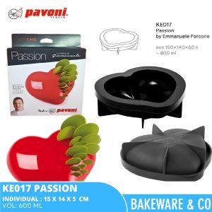 PASSION HEART VALENTINE KE017 - PAVONI SILICONE MOULD
