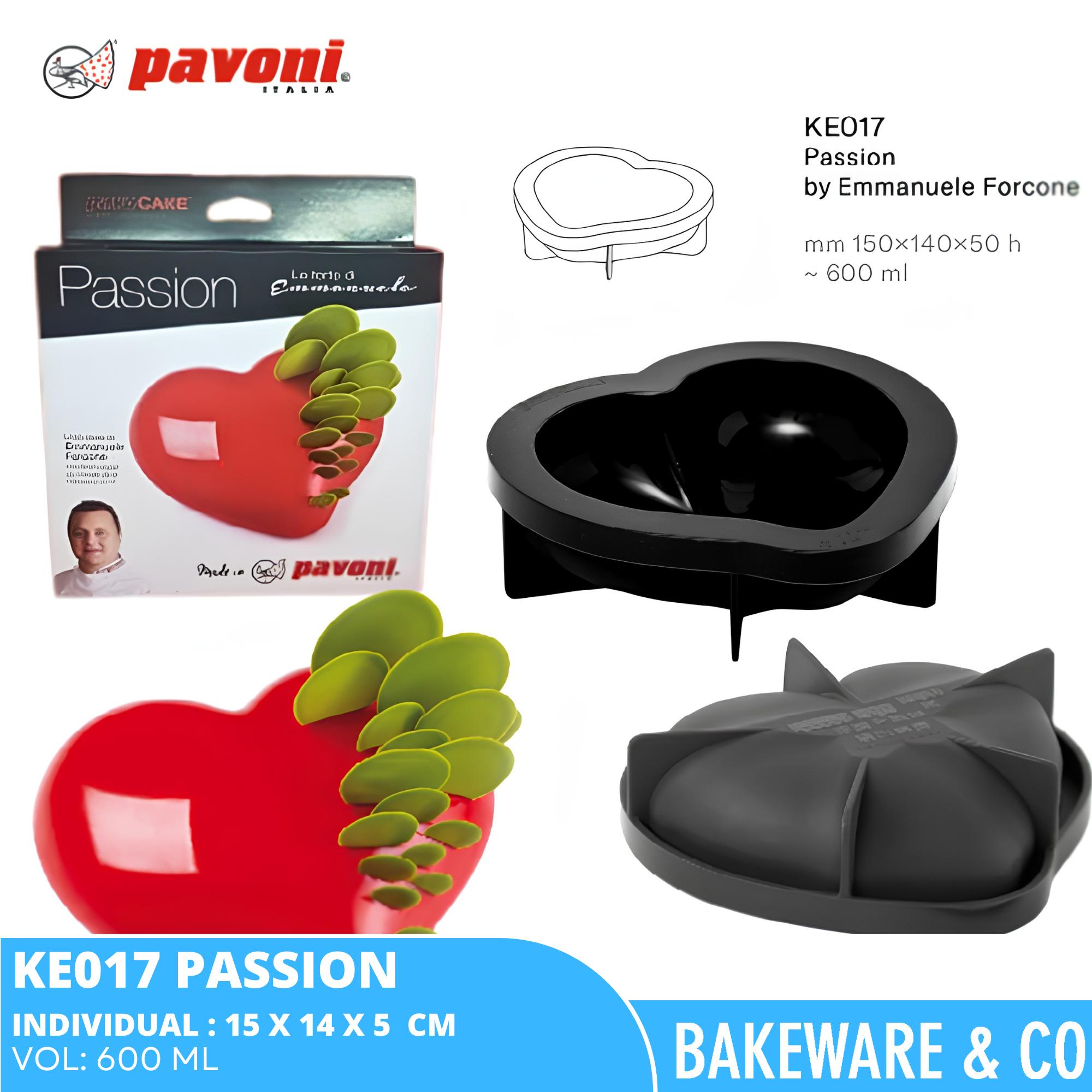 PASSION HEART VALENTINE KE017 - PAVONI SILICONE MOULD