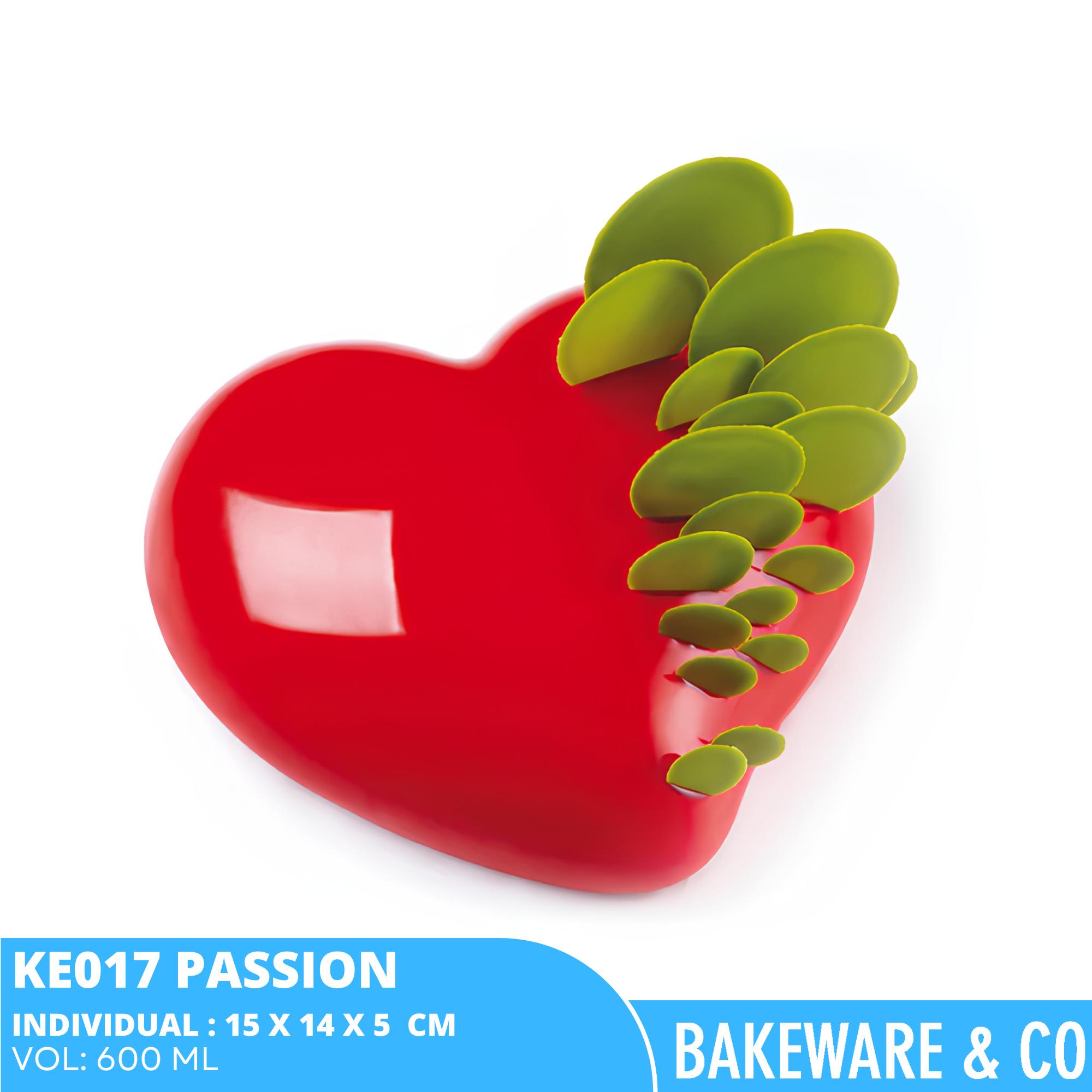 PASSION HEART VALENTINE KE016 - PAVONI SILICONE MOULD