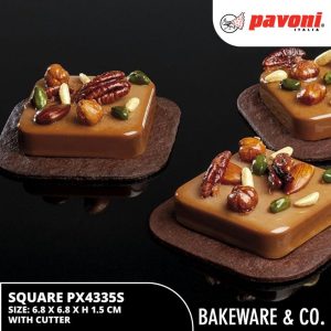 Pavoni Italy Cetakan Silicone SQUARE PX4335S